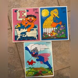 Sesame Street Puzzle Set with Characters